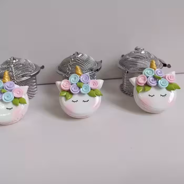 آویز صافی چای بدون صافی استیل طرح یونیکورن یک عددی | amazonchi