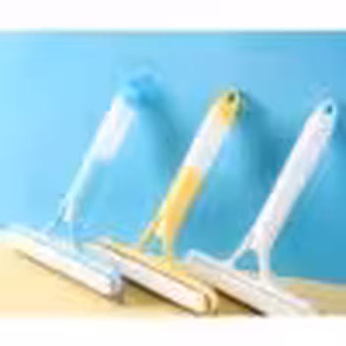 تی شیشه شوی دستی رنگ آبی