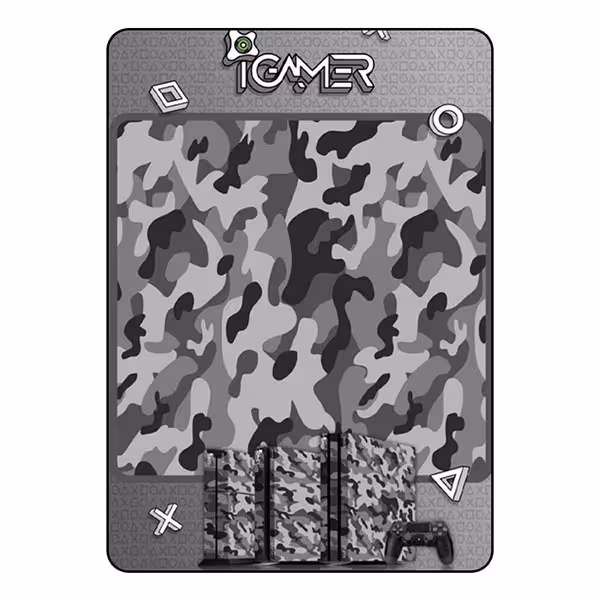 PlayStation 4 Pro Skin – Gray Camo