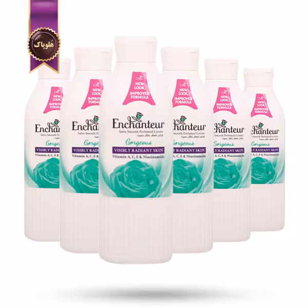 6 عدد لوسیون بدن انشانتور Enchanteur مدل دلربا Gorgeous حجم 250 میلی لیتر (اورجینال)