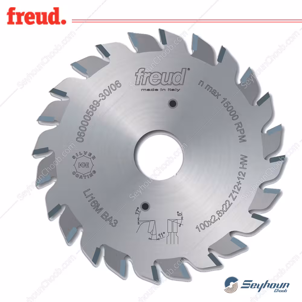 تیغ اره الماسه خط زن دو تکه قطر 10 سانتی متر 24 دندانه فرود مدل LI16M BA3