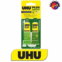چسب دو قلوی صنعتی اوهو UHU Plus Endfest