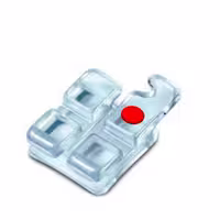 براکت سرامیکی تترا کریتیو دنتال نیمه شفاف تک کیسی | Creative Dental Tetra aesthetibracket