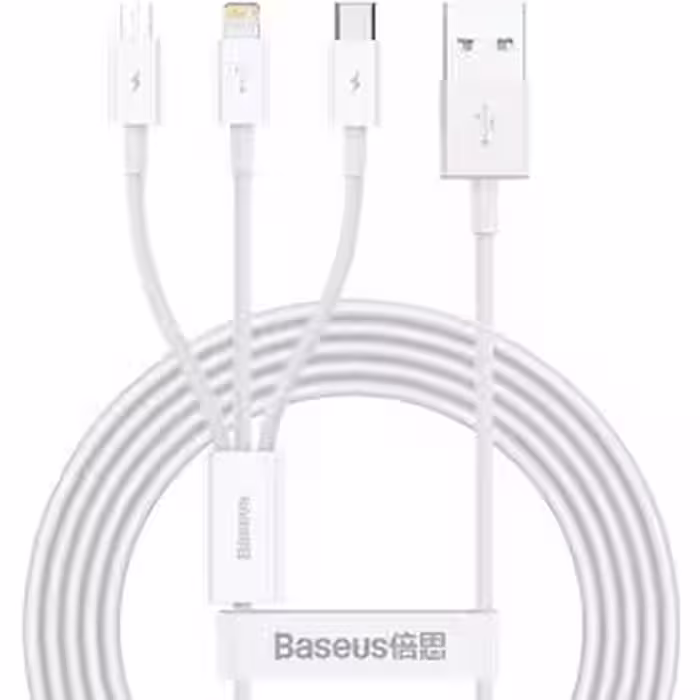 کابل سه سر بیسوس Baseus Superior Fast Charging CAMLTYS-02