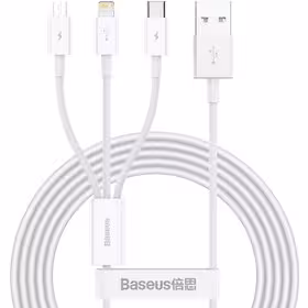 کابل سه سر بیسوس Baseus Superior Fast Charging CAMLTYS-02