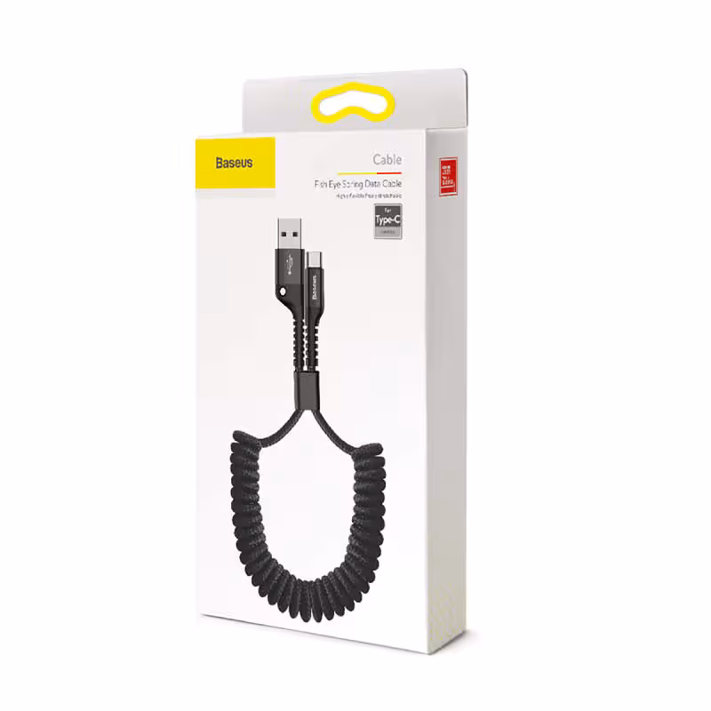 کابل تبدیل USB به USB-C باسئوس مدل CATSR-01 Fish-Eye طول 1متر