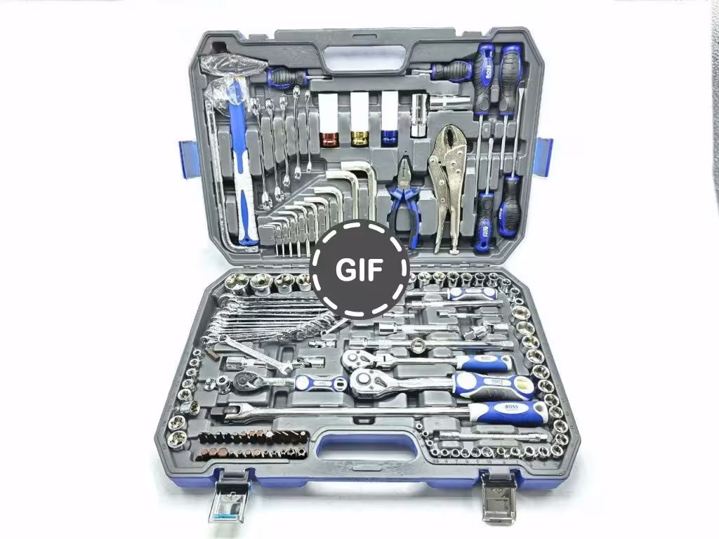 مجموعه ابزار و بکس 146 عددی صنعتی باس مدل Bs-146N