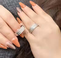 حلقه ست ازدواج نقره کد 00123