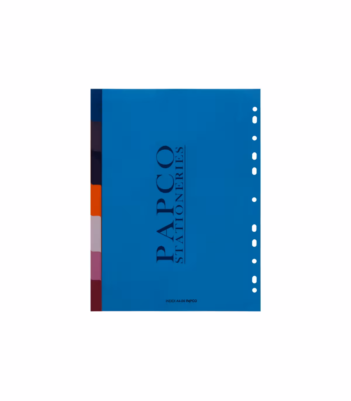 ایندکس (جدا کننده) پاپکو 7 برگی (بدون چاپ) PAPCO Index (divider) with 7 pages A4 04