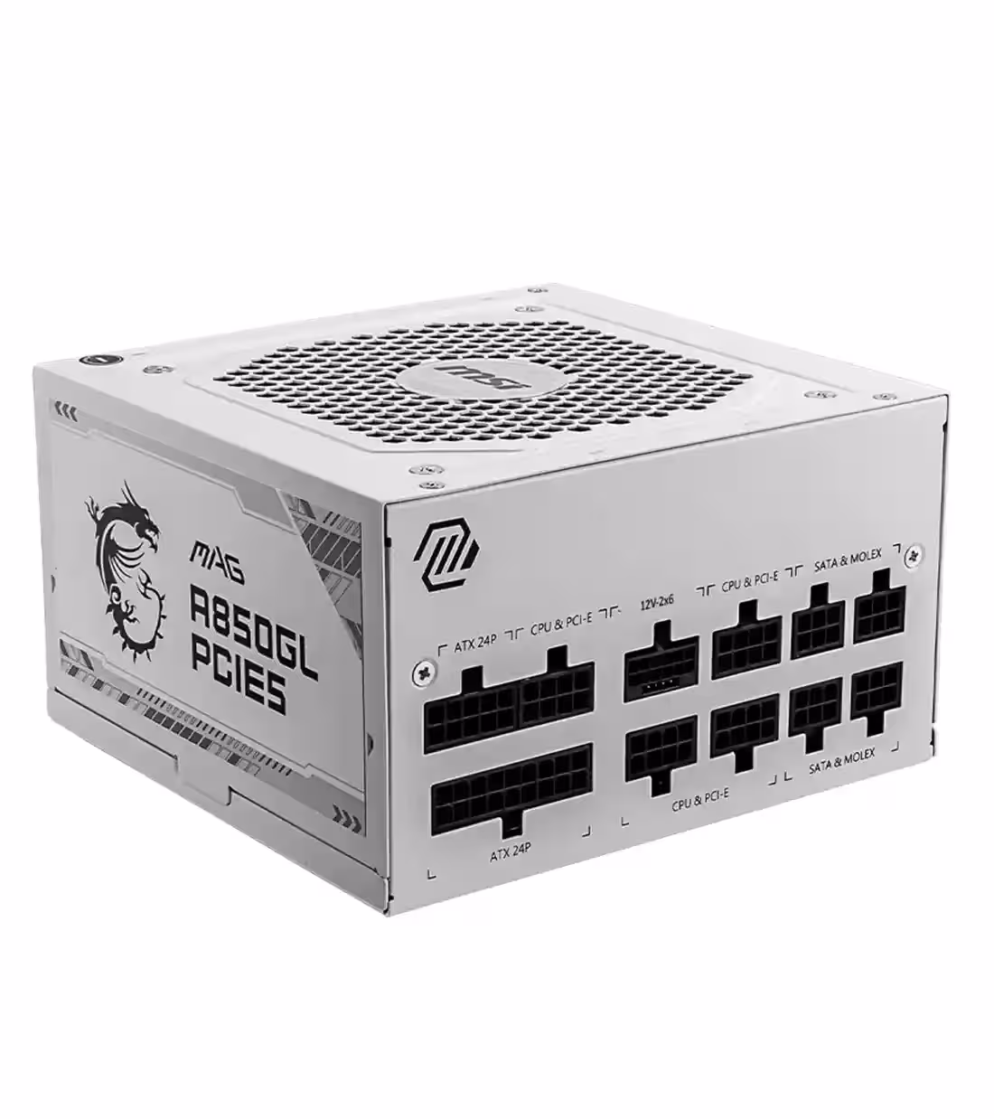 پاور 850 وات ام اس آی MAG A850GL PCIE5 WHITE Full Modular