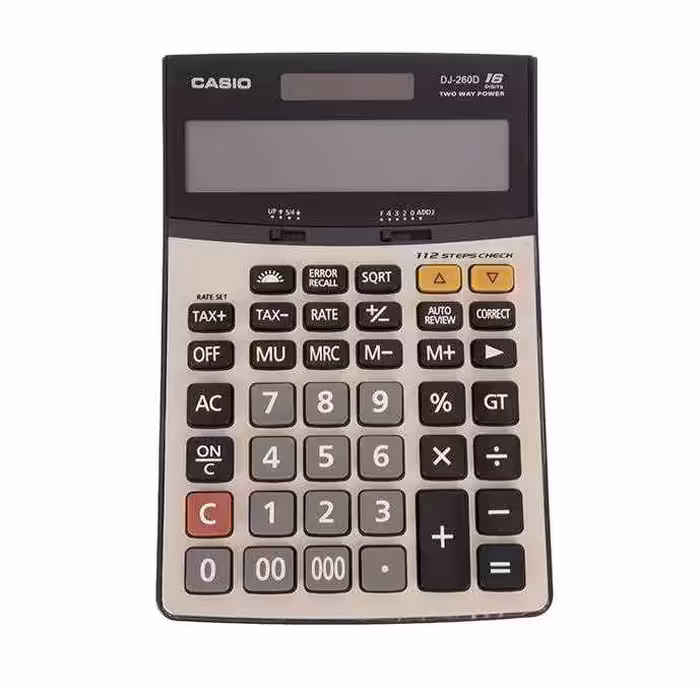 ماشین حساب رومیزی 3صفر16رقم کاسیوDJ-260D
