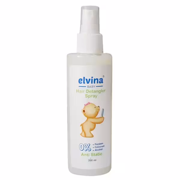 اسپری نرم کننده مو کودک الوینا 200 میلی لیتر | Elvina Baby Hair Detangler Spray 200 ml