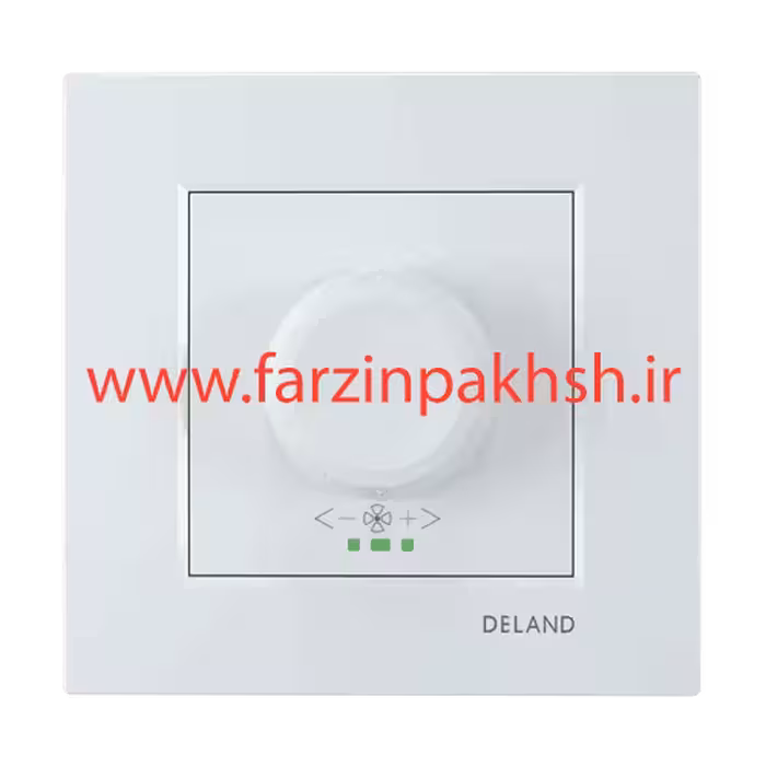 کلید دیمر فن (800W) توکار دلند مدل آسا
