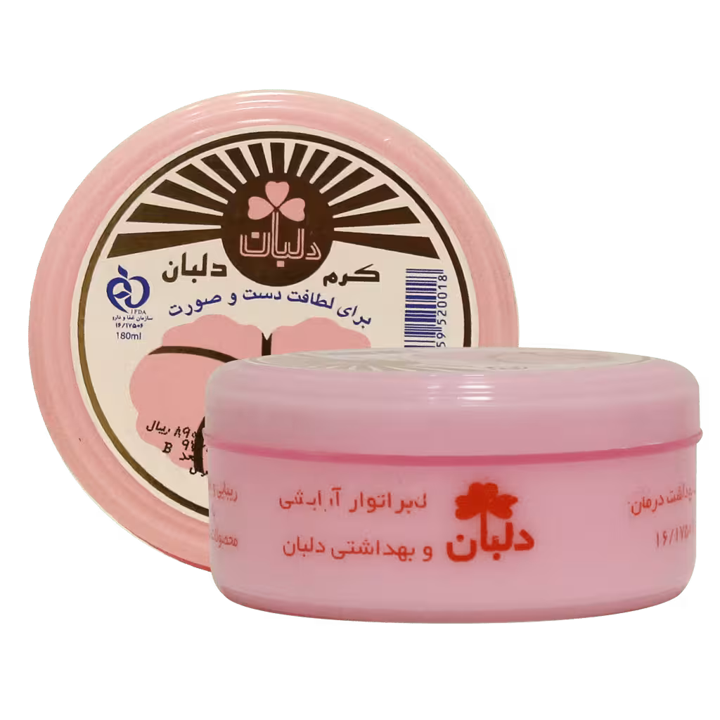 کرم دست کاسه ای دلبان 180 گرمی