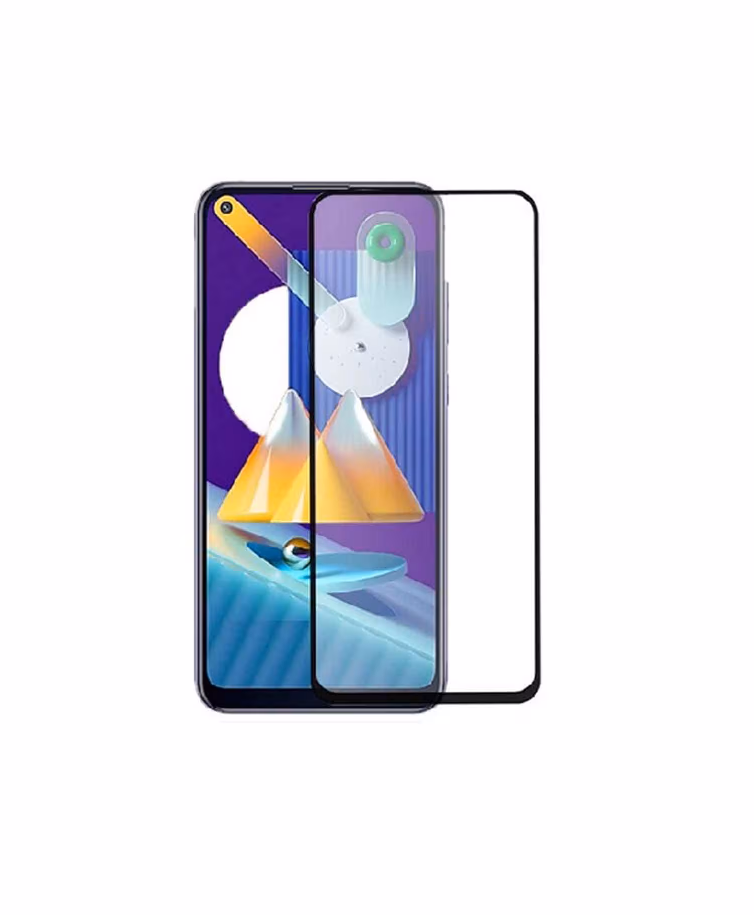 گلس فول تمام چسب موبایل سامسونگ Samsung M11
