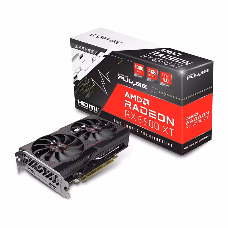 کارت گرافیک سافایر مدل  PULSE AMD Radeon RX 6500 XT GAMING OC 8GB