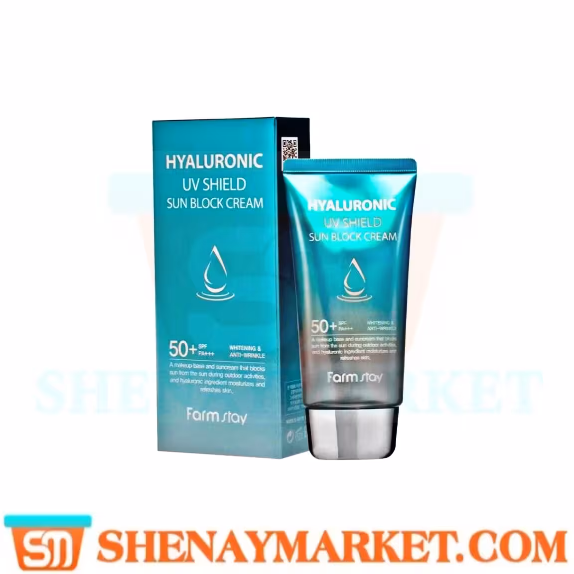 کرم ضد آفتاب مدل هیالورونیک اسید فارم استی SPF50 حجم 70 گرم