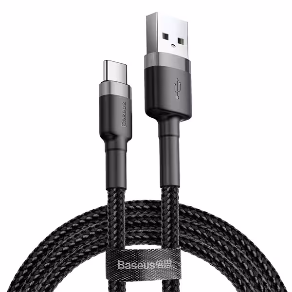 کابل شارژ یو اس بی به تایپ سی بیسوس Baseus cafule Cable CATKLF-A09 با توان 3 آمپر و طول 0.5 متر
