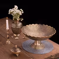 ست پذیرایی برنجی طلایی کد 028