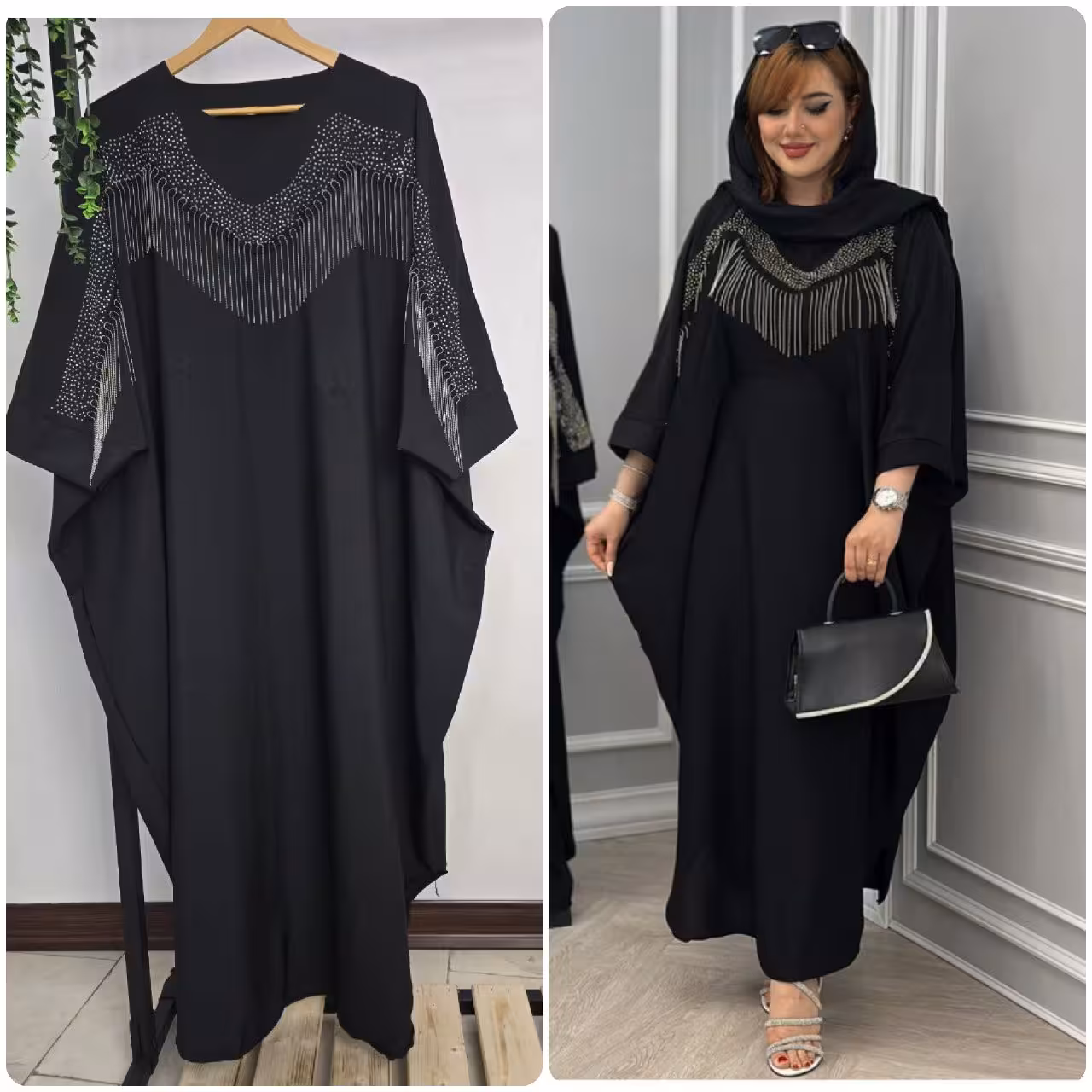 عبا سیلور جنس الیزه نگین کوب با زنجیر