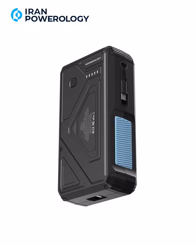 پاوربانک خورشیدی پاورولوژی Powerology 27000mAh Solar Power Bank PPBCHA77