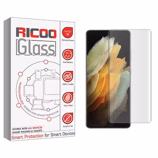 محافظ صفحه نمایش ریکو مدل RiC2 UV_NW مناسب برای گوشی موبایل سامسونگ Galaxy S21 Ultra | کالا برتری