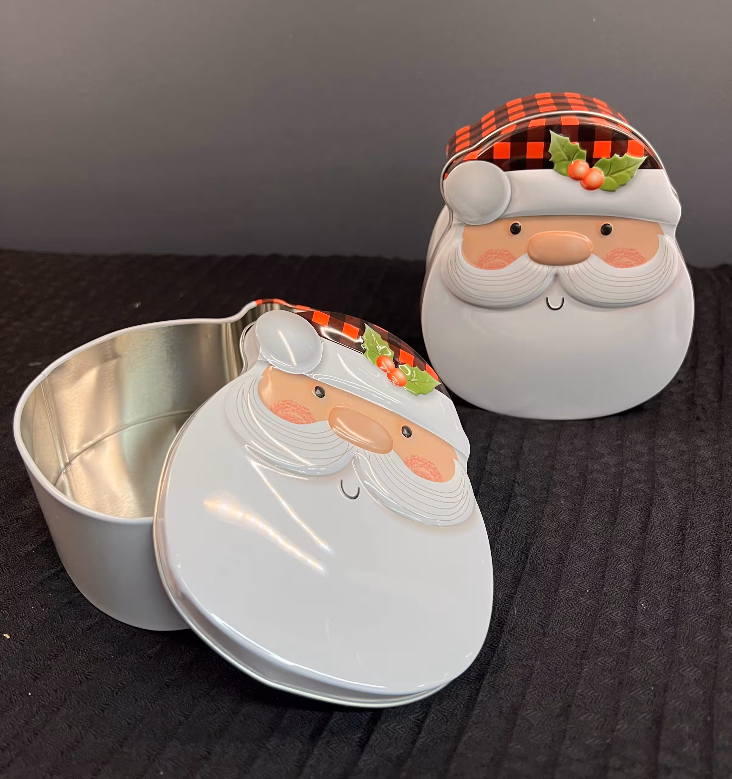 قوطی فلزی بابانوئل کریسمس 413-27