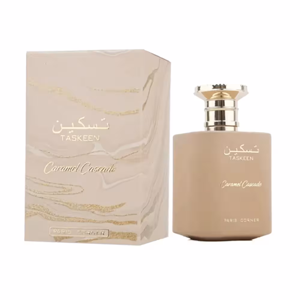 ادکلن پاریس کرنر سری تسکین مدل caramel cascade رایحه جیاردینی دی توسکانا بیانکو لاته