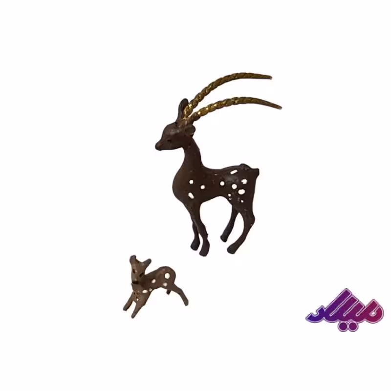 تزئینات گوزن 2.5 سانت و بچه 1.5 سانت