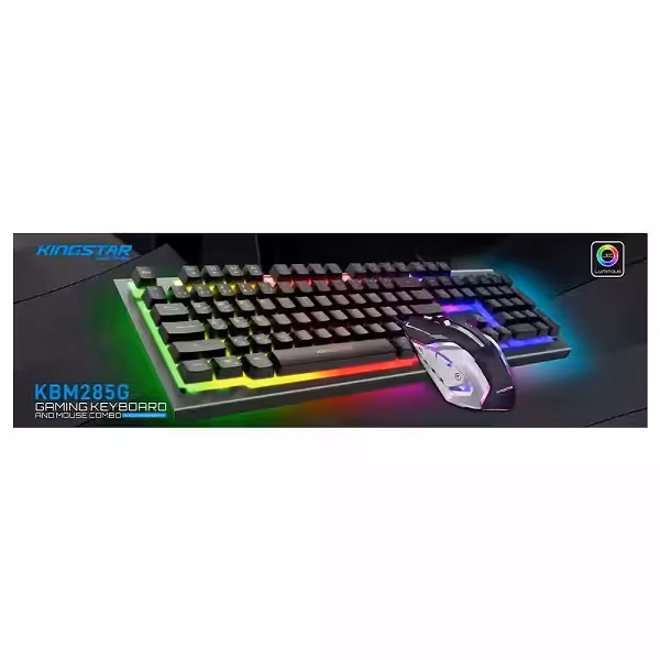 موس و کیبورد گیمینگ کینگ استار مدل KBM285G