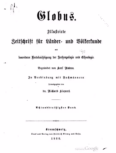 خرید و دانلود نسخه کامل کتاب Globus. Illustrirte Zeitschrift für Länder- und Völkerkunde