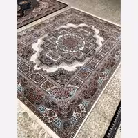 فرش700شانه ماشینی کاشان طرح حوض نقره کرم100درصدآکرلیک12متری(باارسال رایگان)