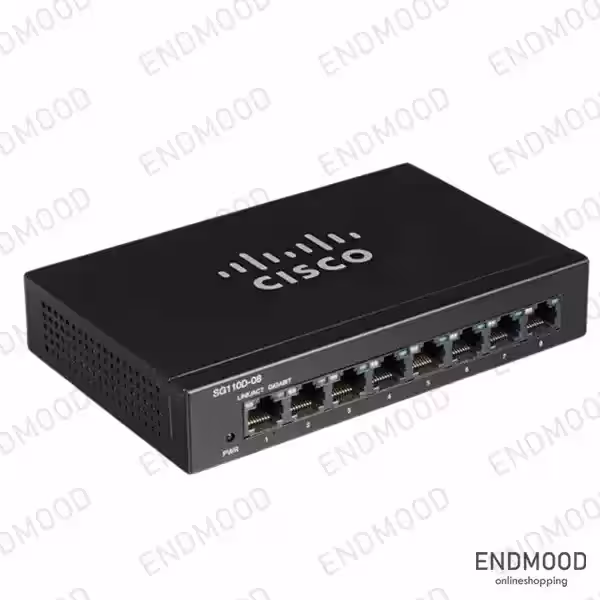 سوئیچ 8 پورت اترنت غیرمدیریتی سیسکو Cisco SF110D-08