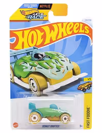 ماشین دکوری مدل Donut Drifter Green برند Hot Wheels