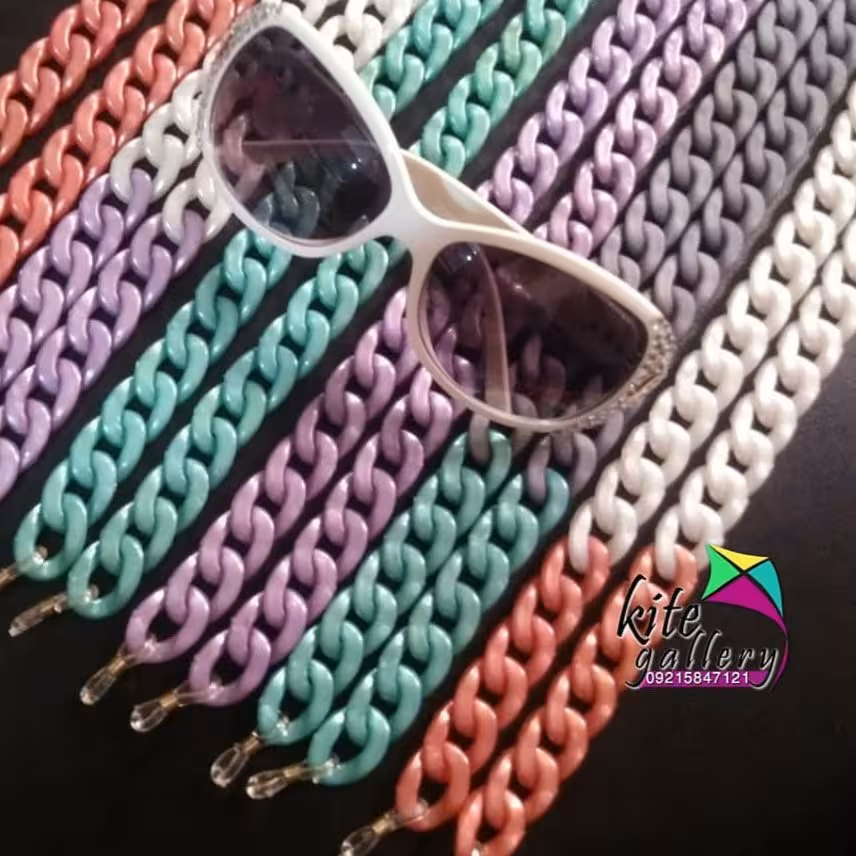 زنجیر عینک سیلیکونی