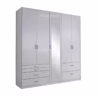 کمد لباس آینه دار مدرن و جدید فوبورو مدل KB420