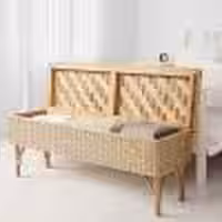 نیمکت حصیری دست ساز 120cm ایکیا مدل Ikea TOLKNING 805.126.57