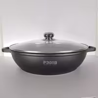 تابه گرانیتی دو دسته سایز 32 برند فورته مشکیFORTE