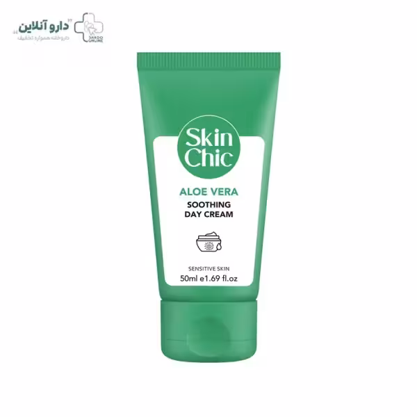 کرم مرطوب کننده و التیام بخش اسکین شیک حاوی آلوئه ورا حجم 50 میلی لیتر