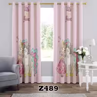 پرده سه بعدی طرح اسب تک شاخ