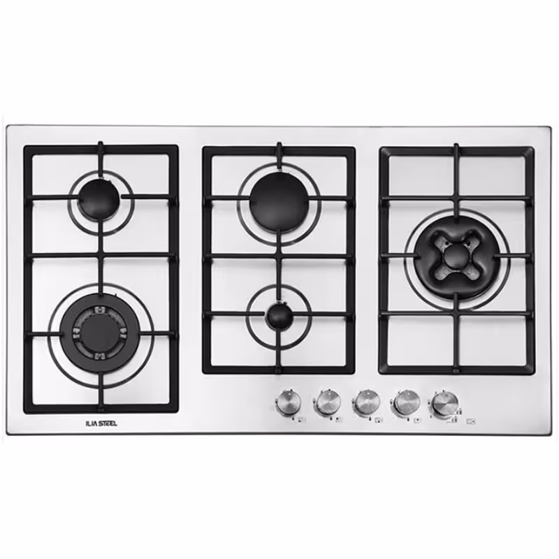 اجاق گاز صفحه ای ایلیا استیل مدل S515