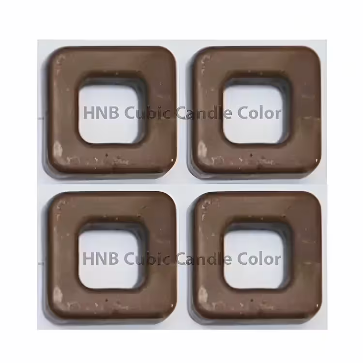 رنگ شمع مکعبی گردویی | amazonchi