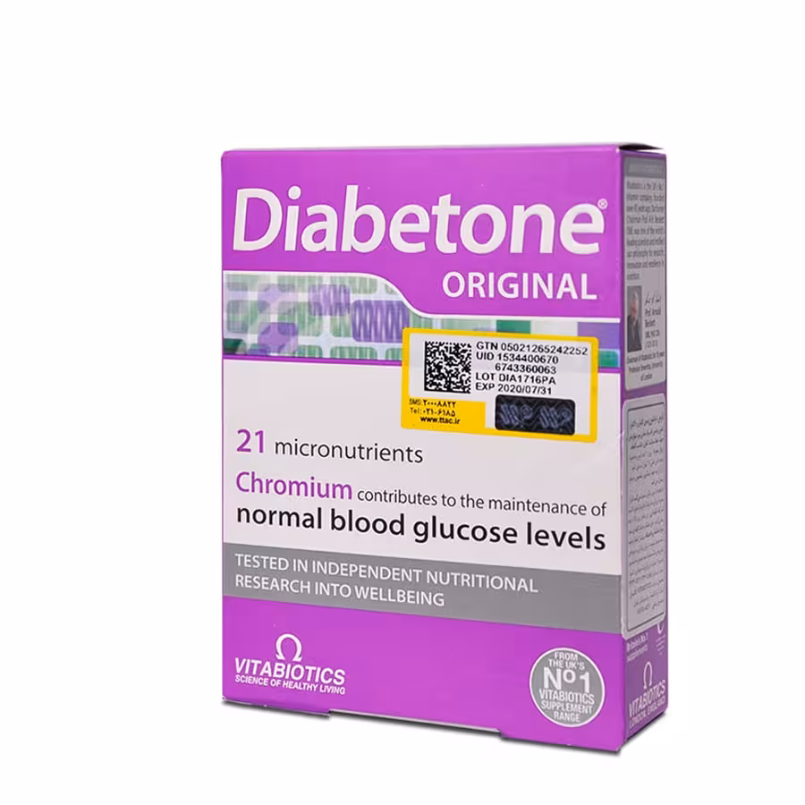 قرص دیابتون ویتابیوتیکس 30 عددی Vitabiotics Diabetone