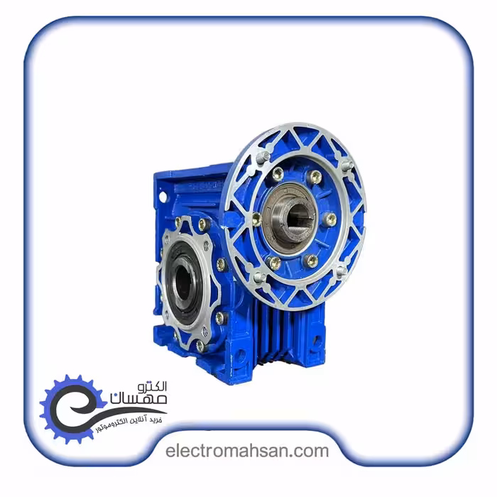 گیربکس حلزونی(کتابی) سهند سایز 30 نسبت 15 ورودی 11  خروجی 14 میلیمتر فلنج 63B5 ساخت ایران