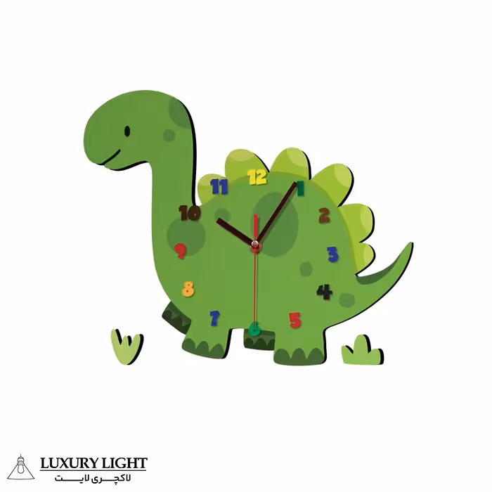 ساعت دیواری کودک باروچین مدل دایناسور