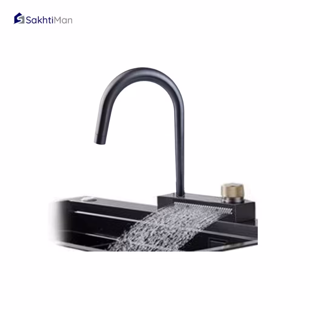 شیر ظرفشویی آبشاری دودی