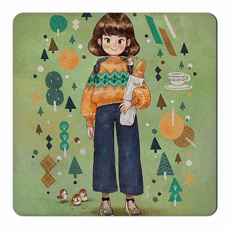 مگنت طرح دختر فانتزی کد wmg4223