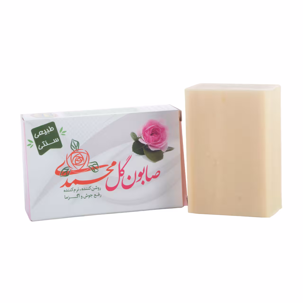صابون گل محمدی 95 گرمی
