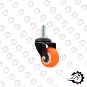 چرخ شماره 625050 نارنجی (پیچ دار چرخشی بزرگ )