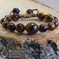 دستبند چشم ببر سنگ اصل _ کد : 400992